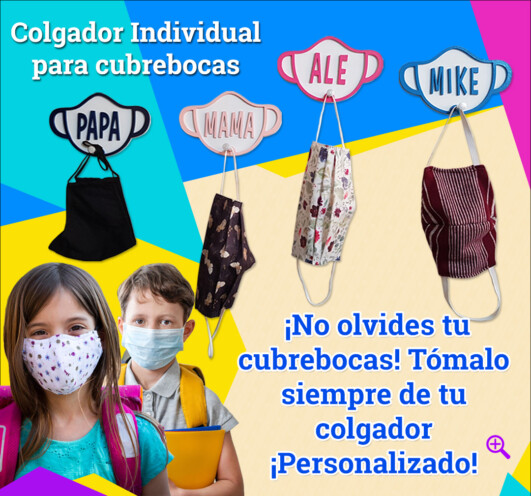 Colgador para cubrebocas